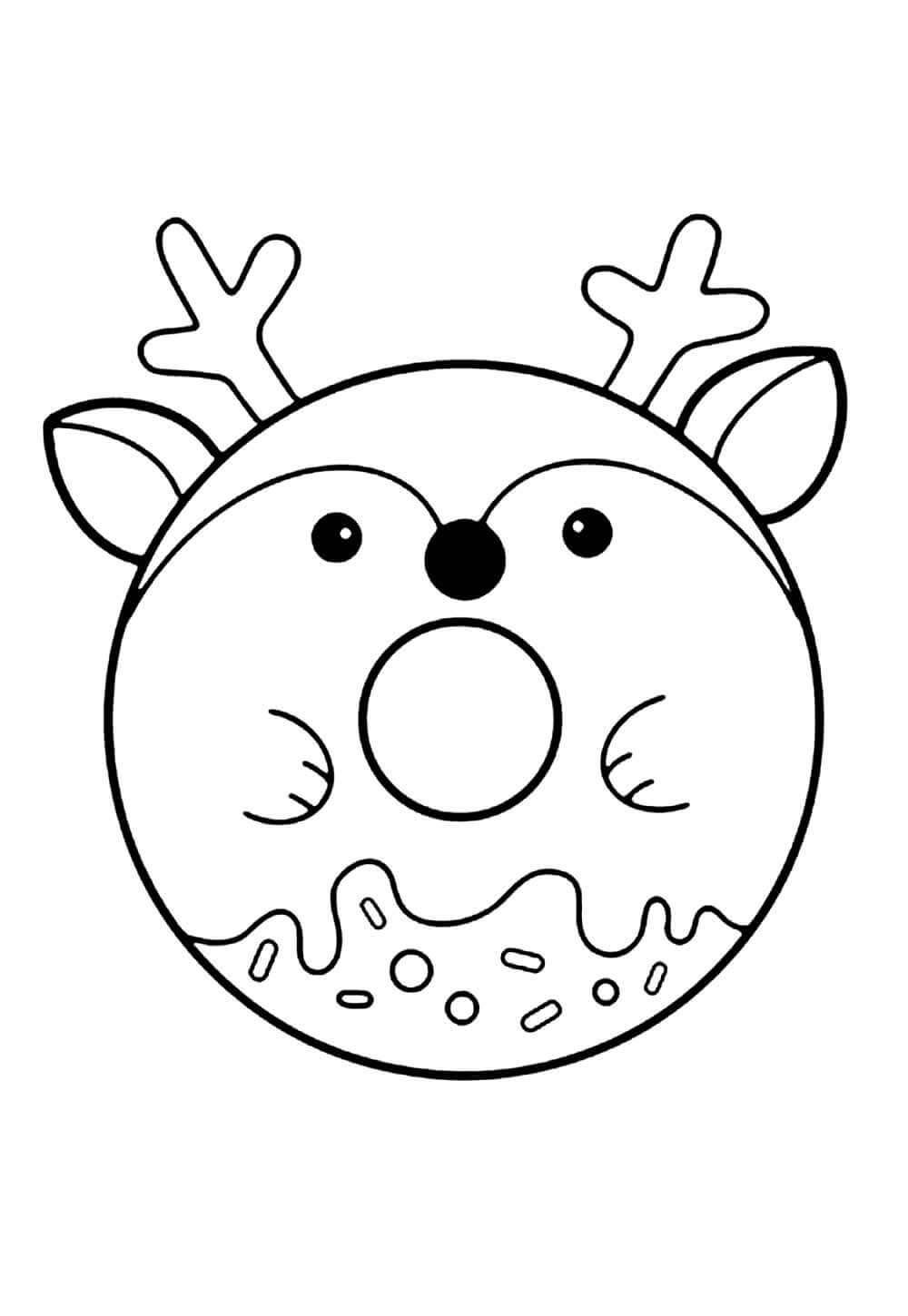 Desenho de Natal para imprimir