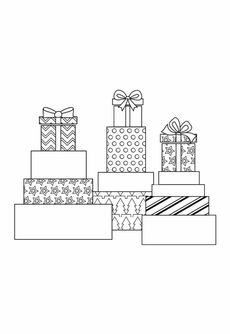 Desenho de Natal para imprimir
