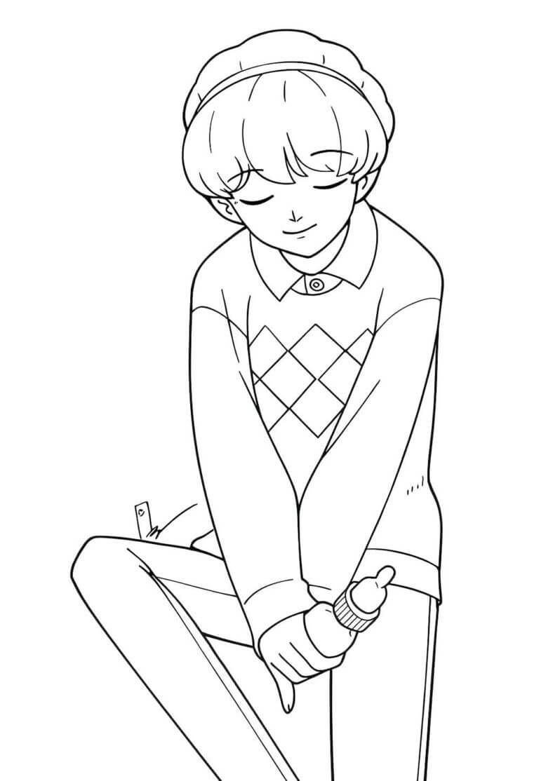 Desenho de Saja Boys para imprimir