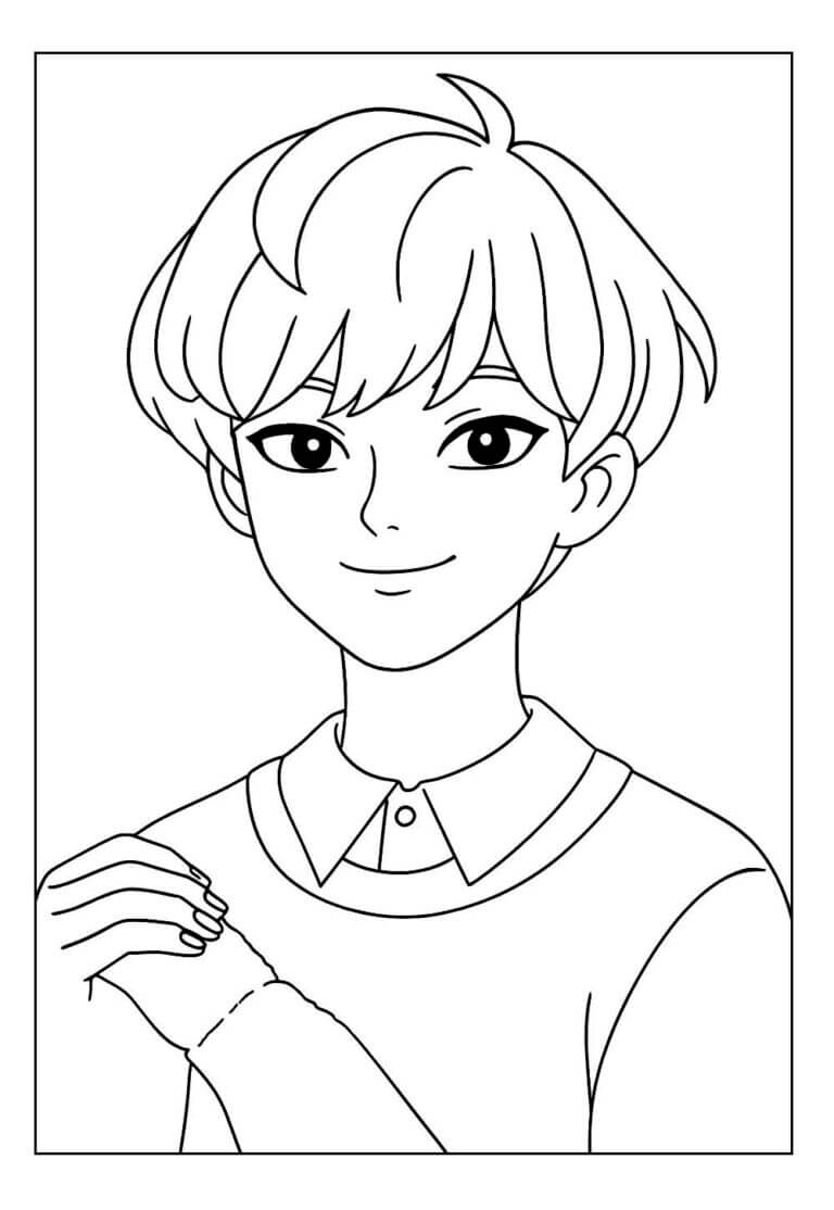 Desenho de Saja Boys para imprimir