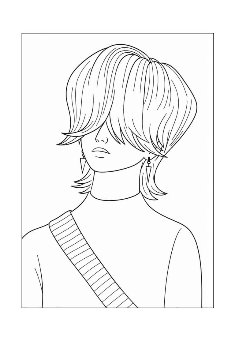 Desenho de Saja Boys para imprimir