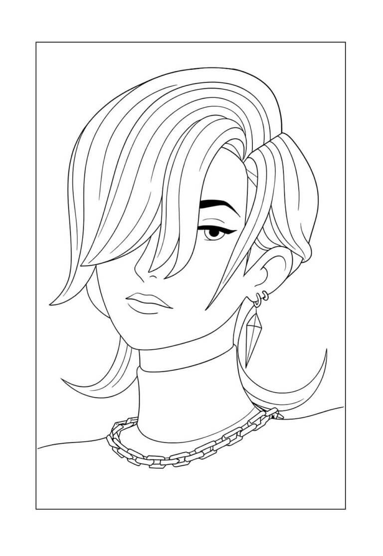 Desenho de Saja Boys para imprimir
