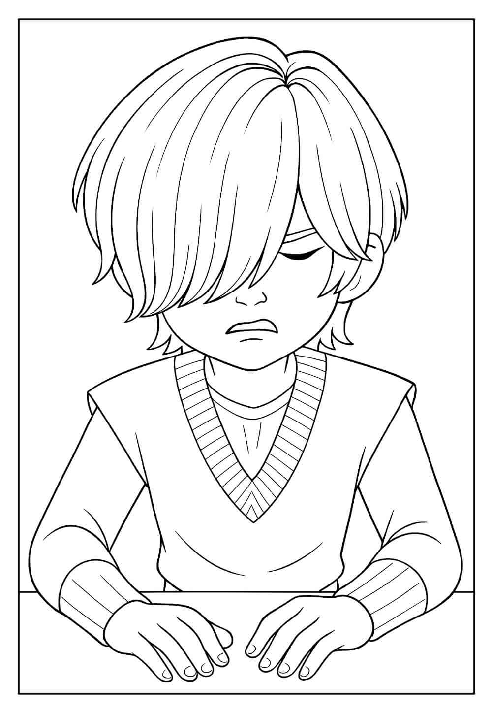 Desenho de Saja Boys para imprimir