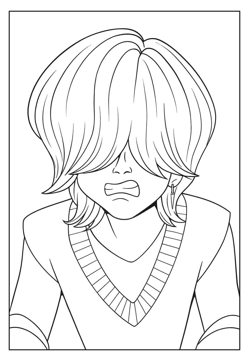 Desenho de Saja Boys para imprimir