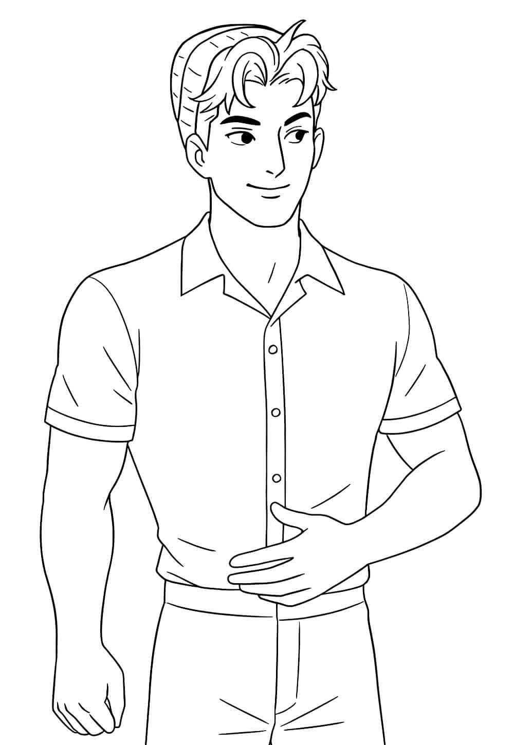 Desenho de Saja Boys para imprimir