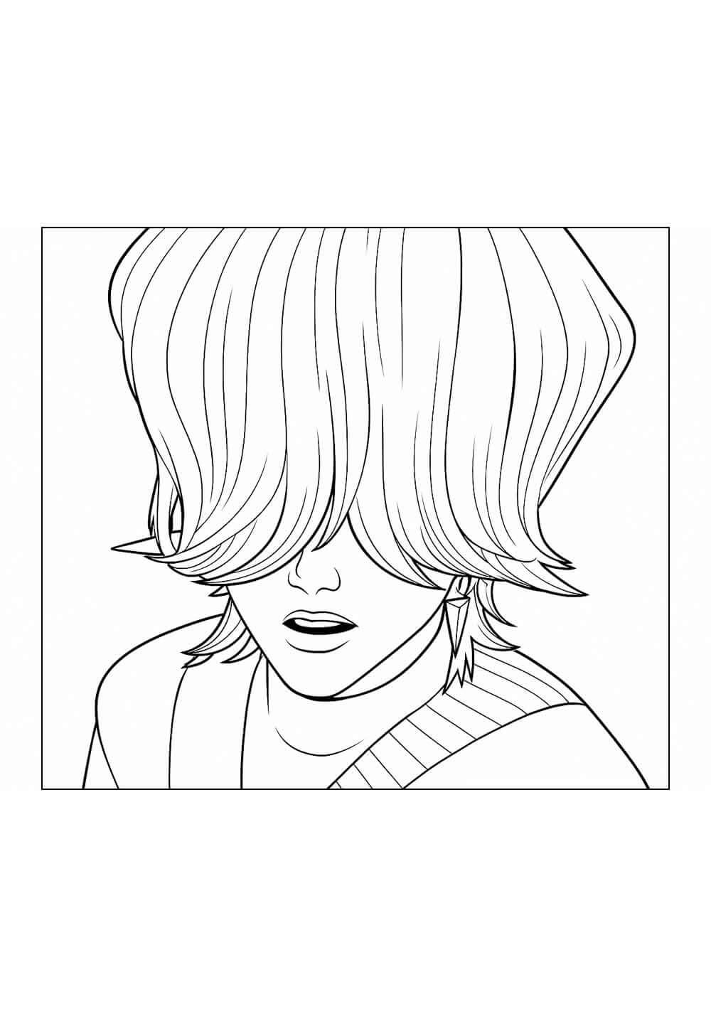 Desenho de Saja Boys para imprimir