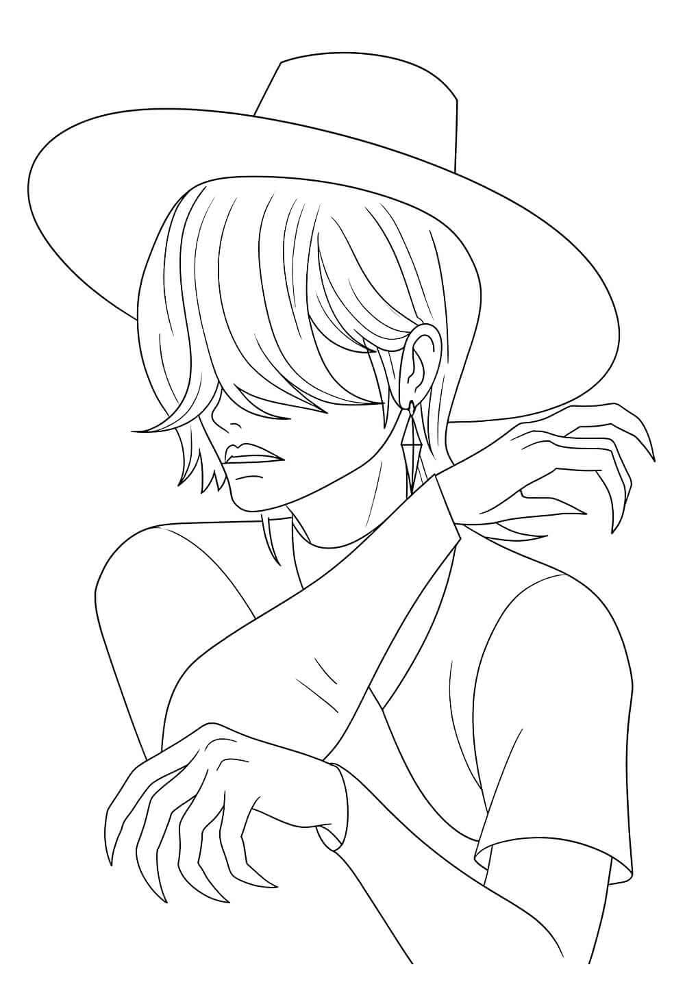 Desenho de Saja Boys para imprimir
