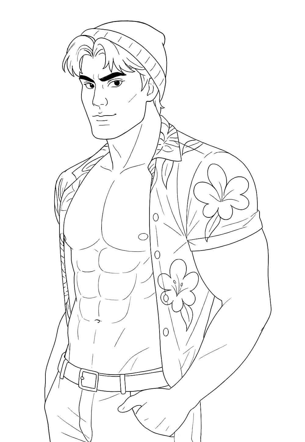 Desenho de Saja Boys para imprimir