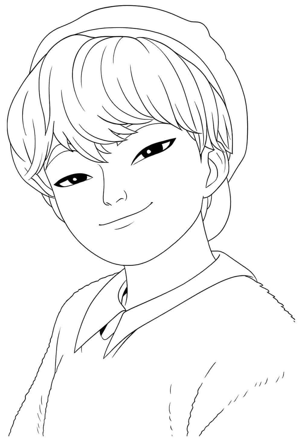 Desenho de Saja Boys para imprimir