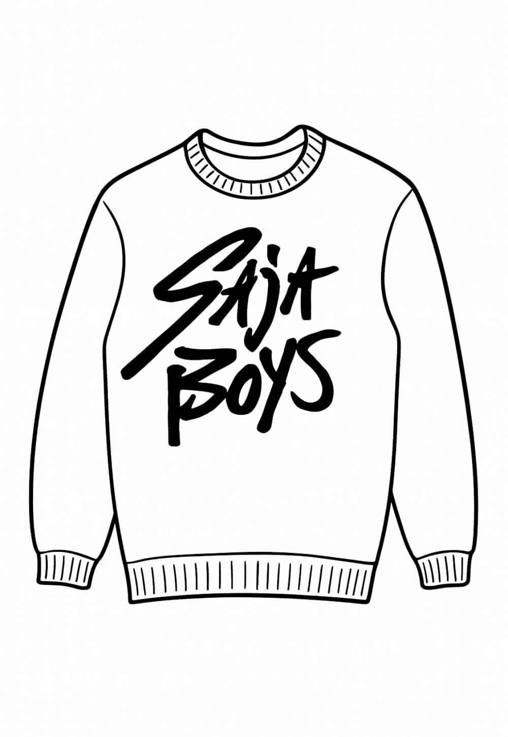 Desenho de Saja Boys para imprimir