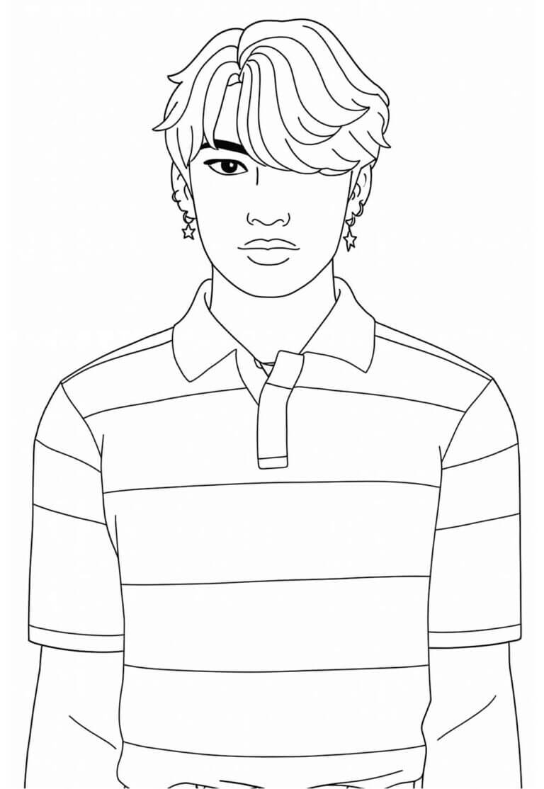 Desenho de Saja Boys para imprimir