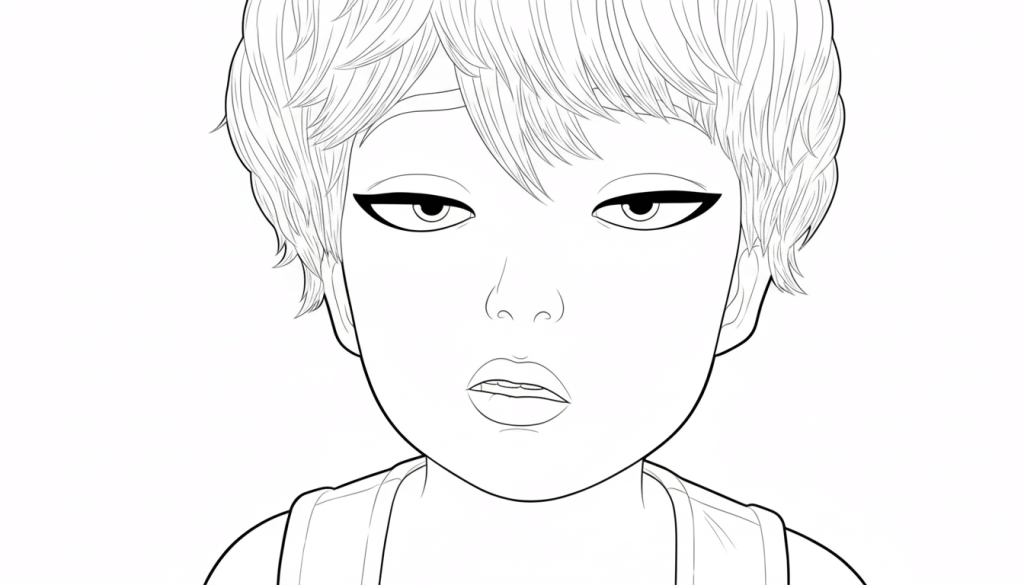 Desenho de Saja Boys para imprimir