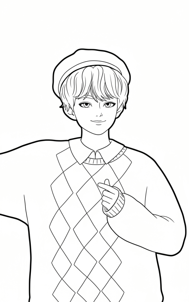 Desenho de Saja Boys para imprimir