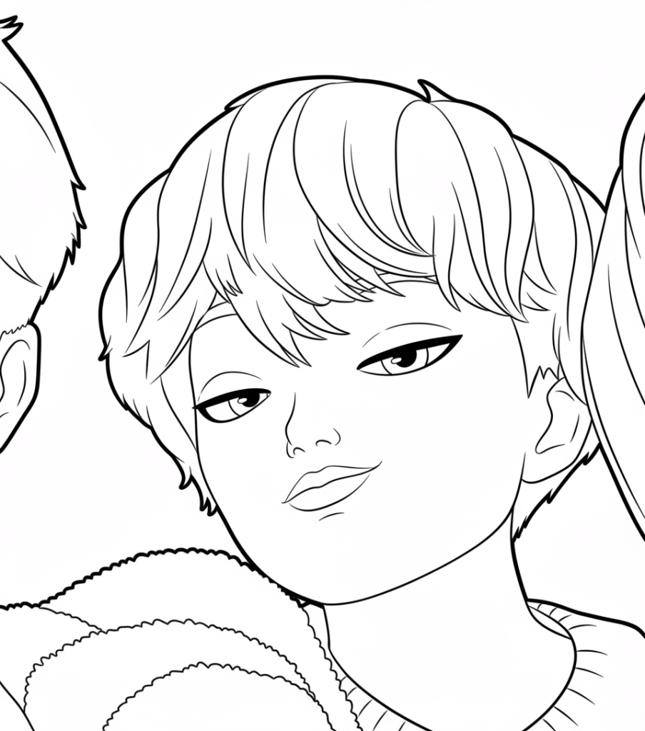 Desenho de Saja Boys para imprimir