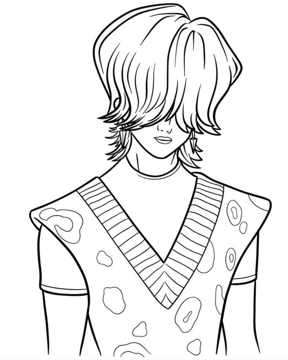 Desenho de Saja Boys para imprimir