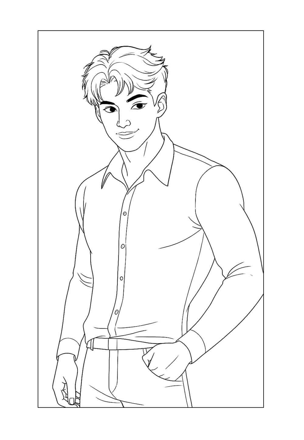 Desenho de Saja Boys para imprimir
