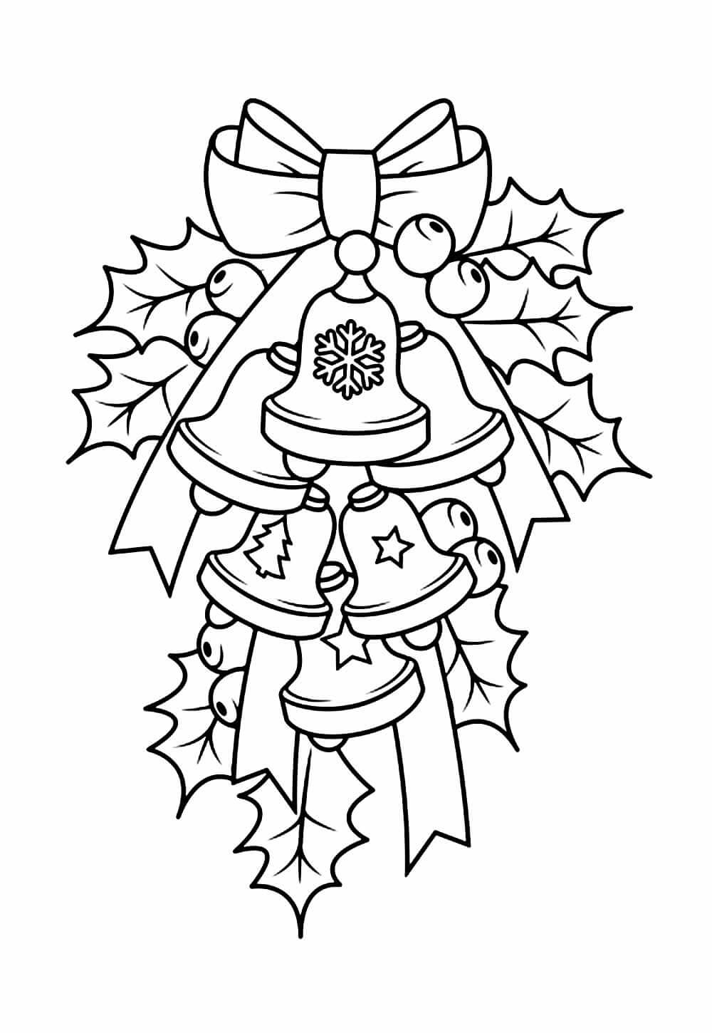 Desenho de Natal para imprimir