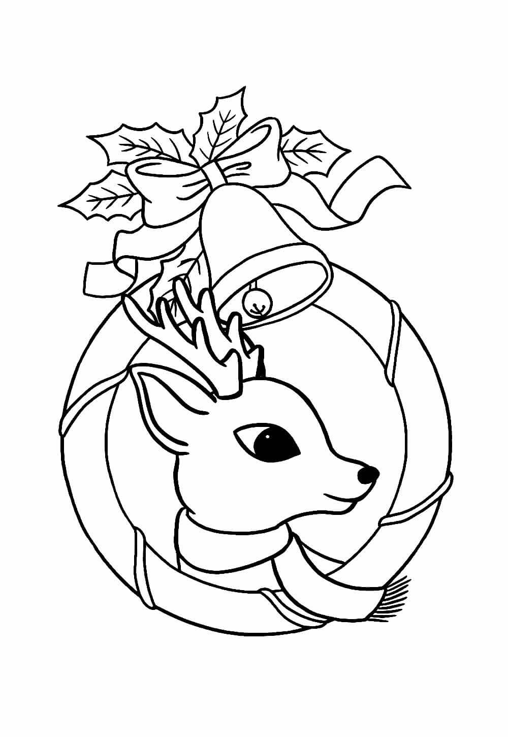 Desenho de Natal para imprimir