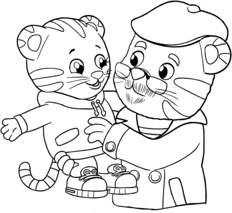 Desenho de Tigre para imprimir