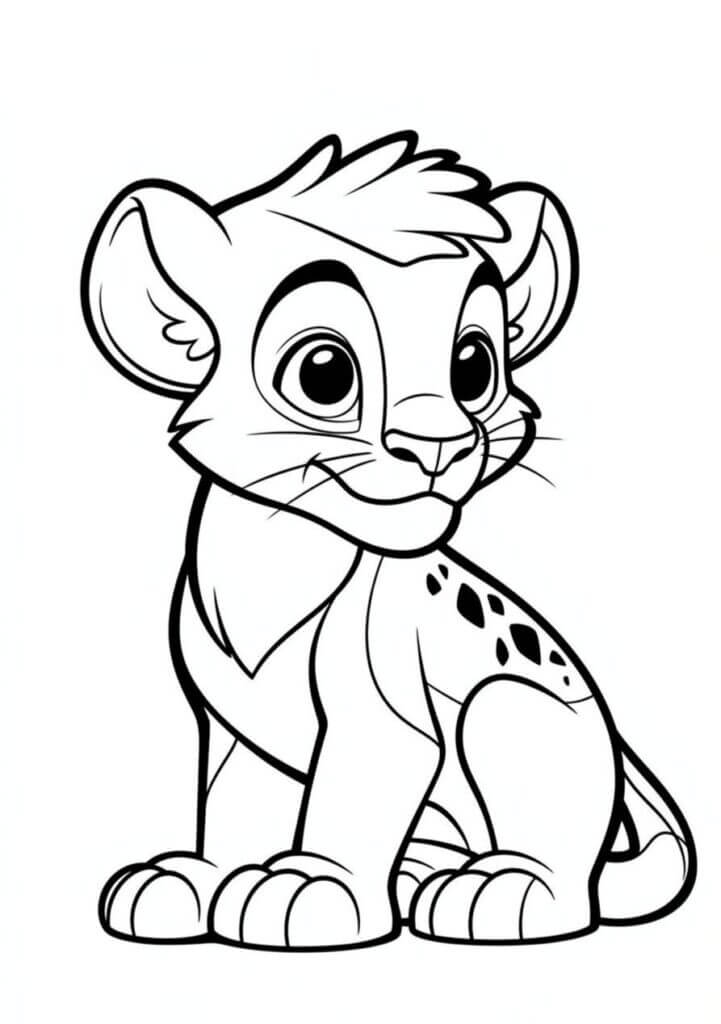 Desenho de Tigre para imprimir