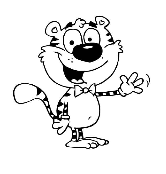 Desenho de Tigre para imprimir