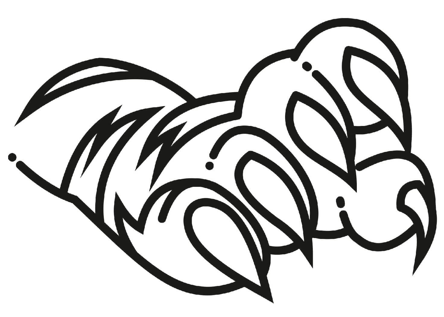 Desenho de Tigre para imprimir