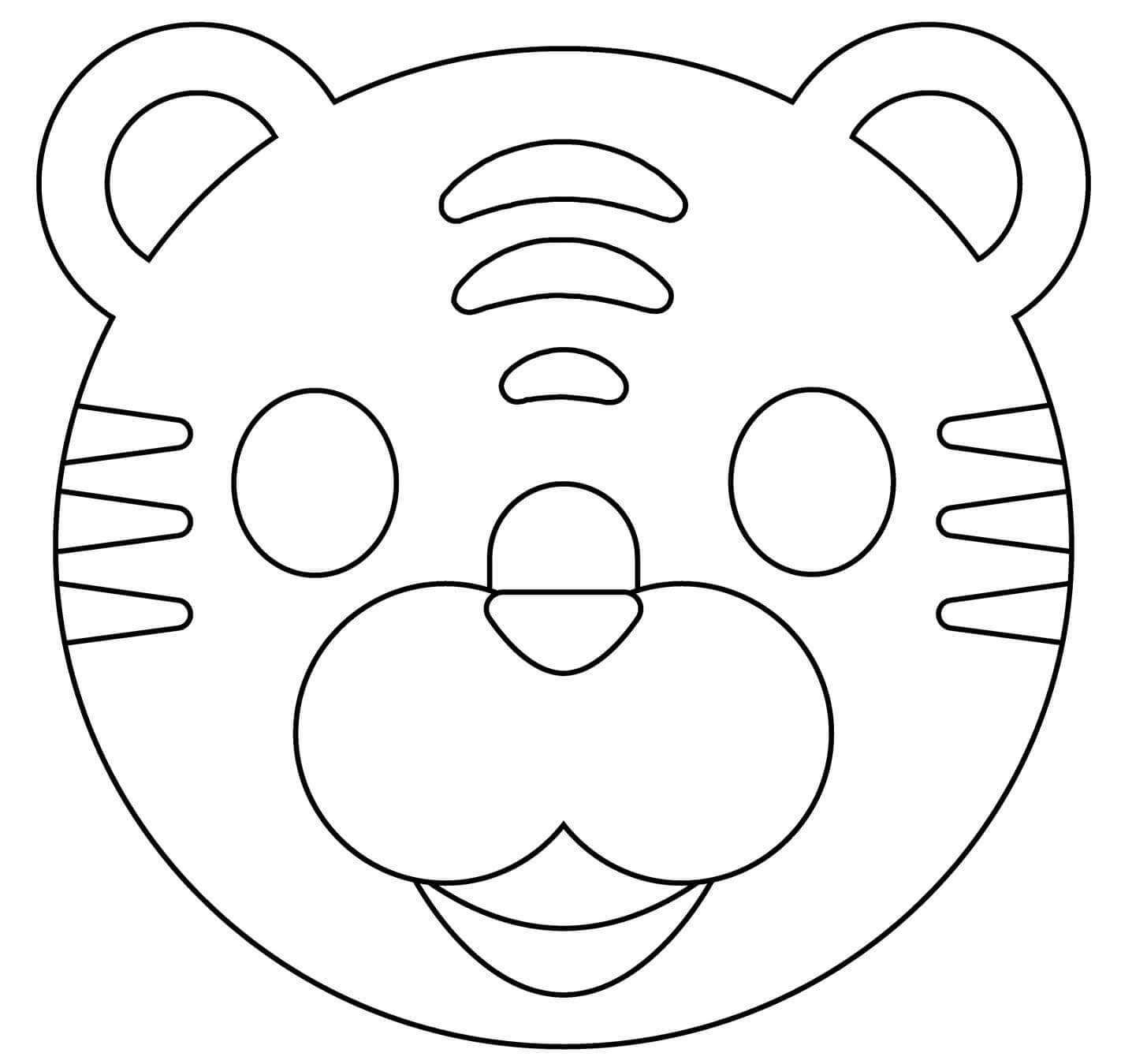 Desenho de Tigre para imprimir