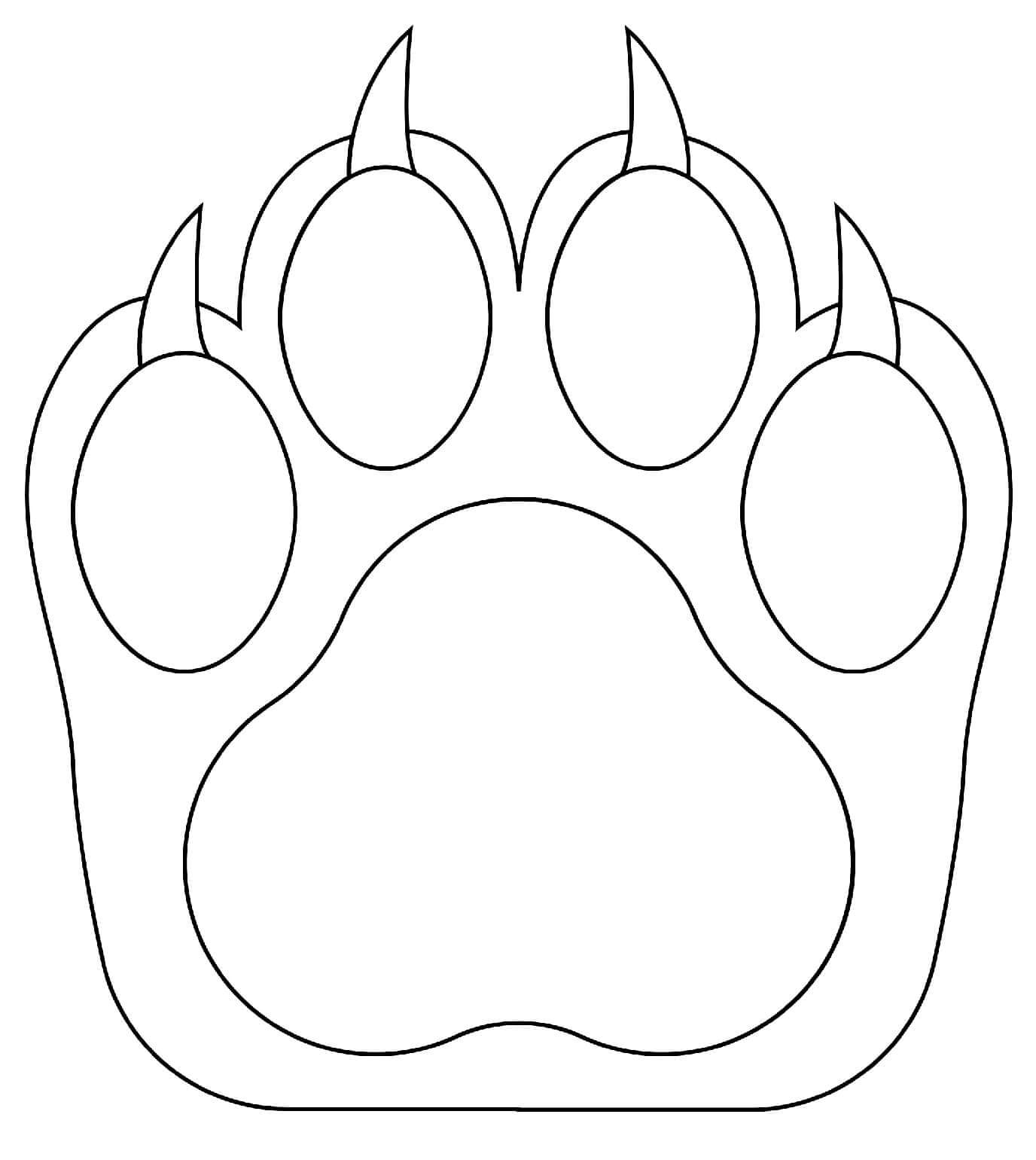 Desenho de Tigre para imprimir