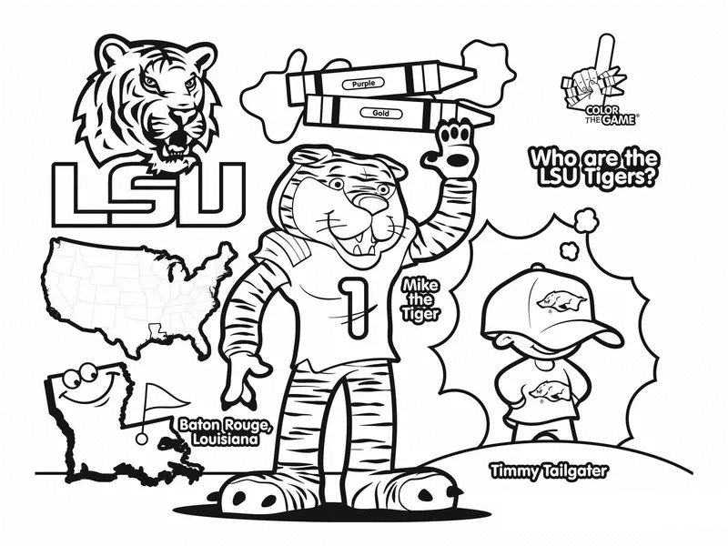 Desenho de Tigre para imprimir