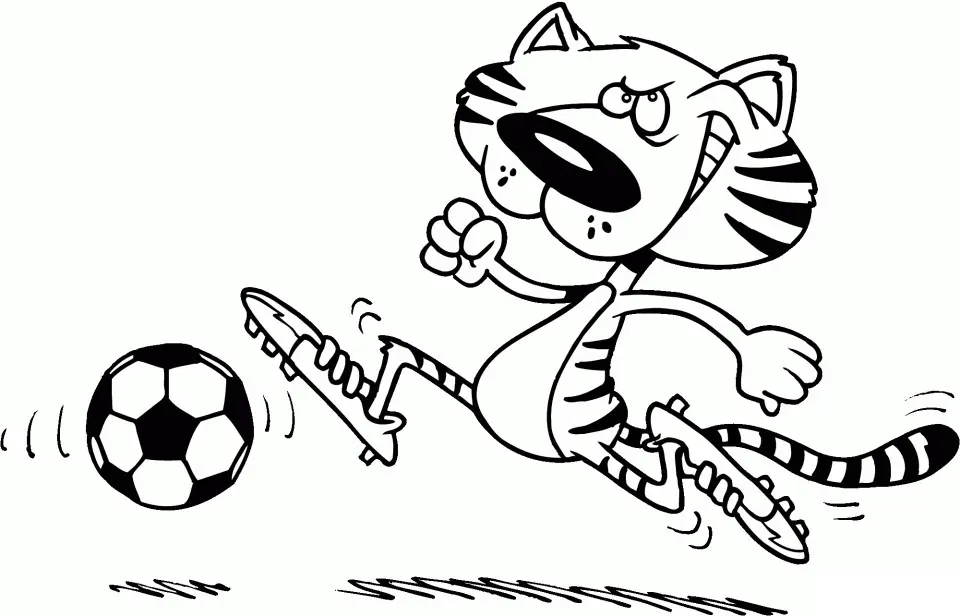 Desenho de Tigre para imprimir