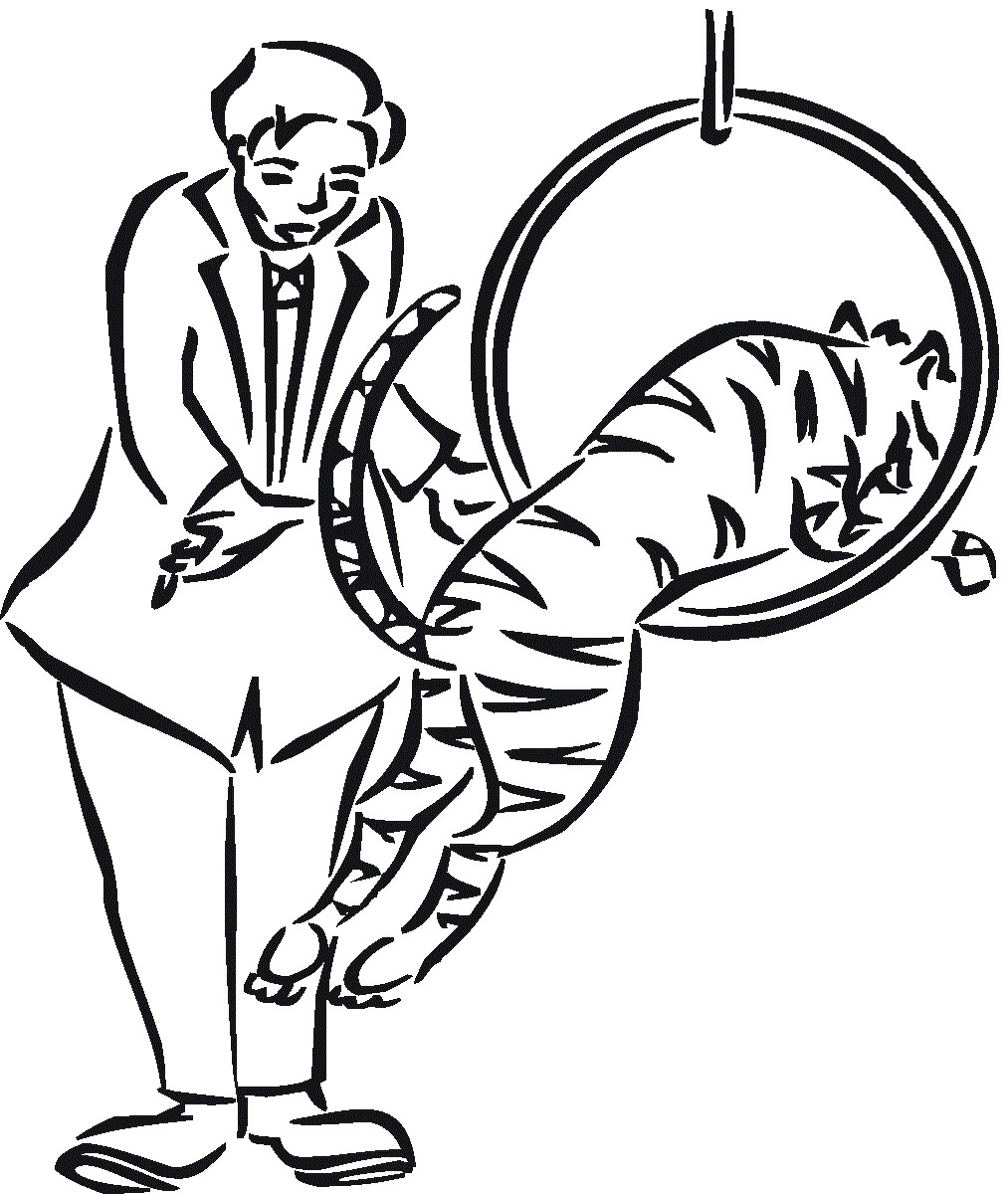 Desenho de Tigre para imprimir