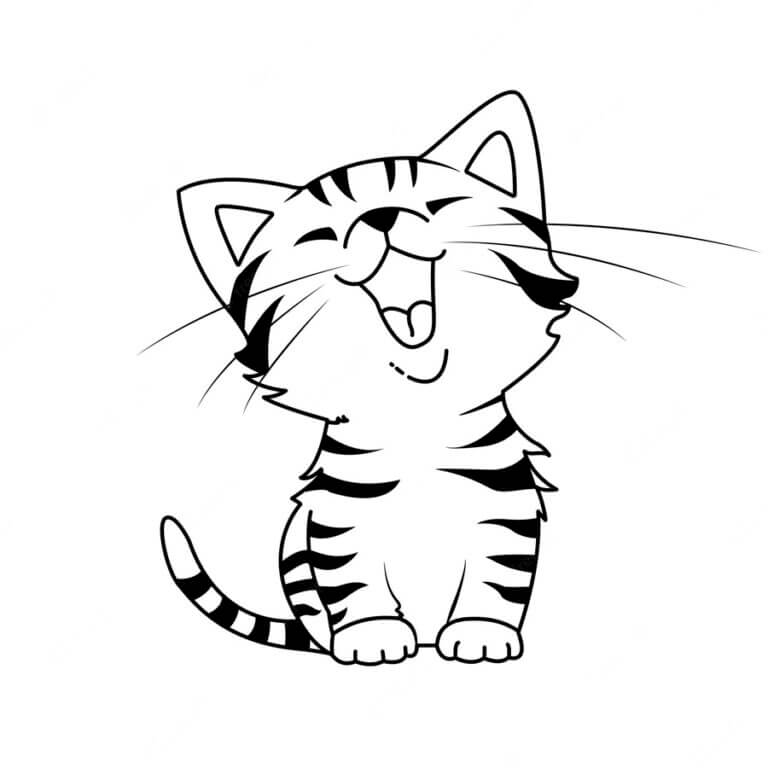 Desenho de Tigre para imprimir