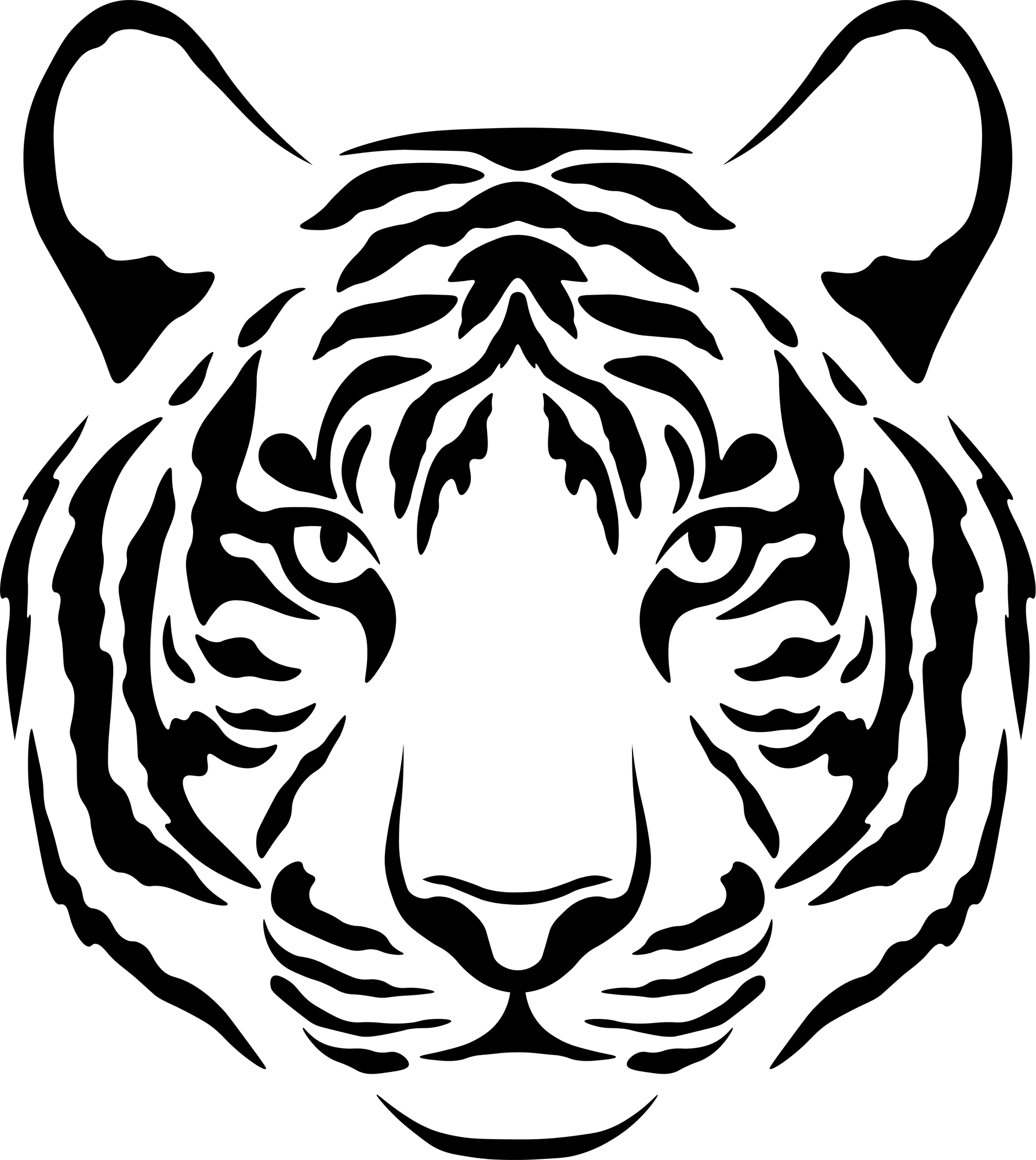 Desenho de Tigre para imprimir