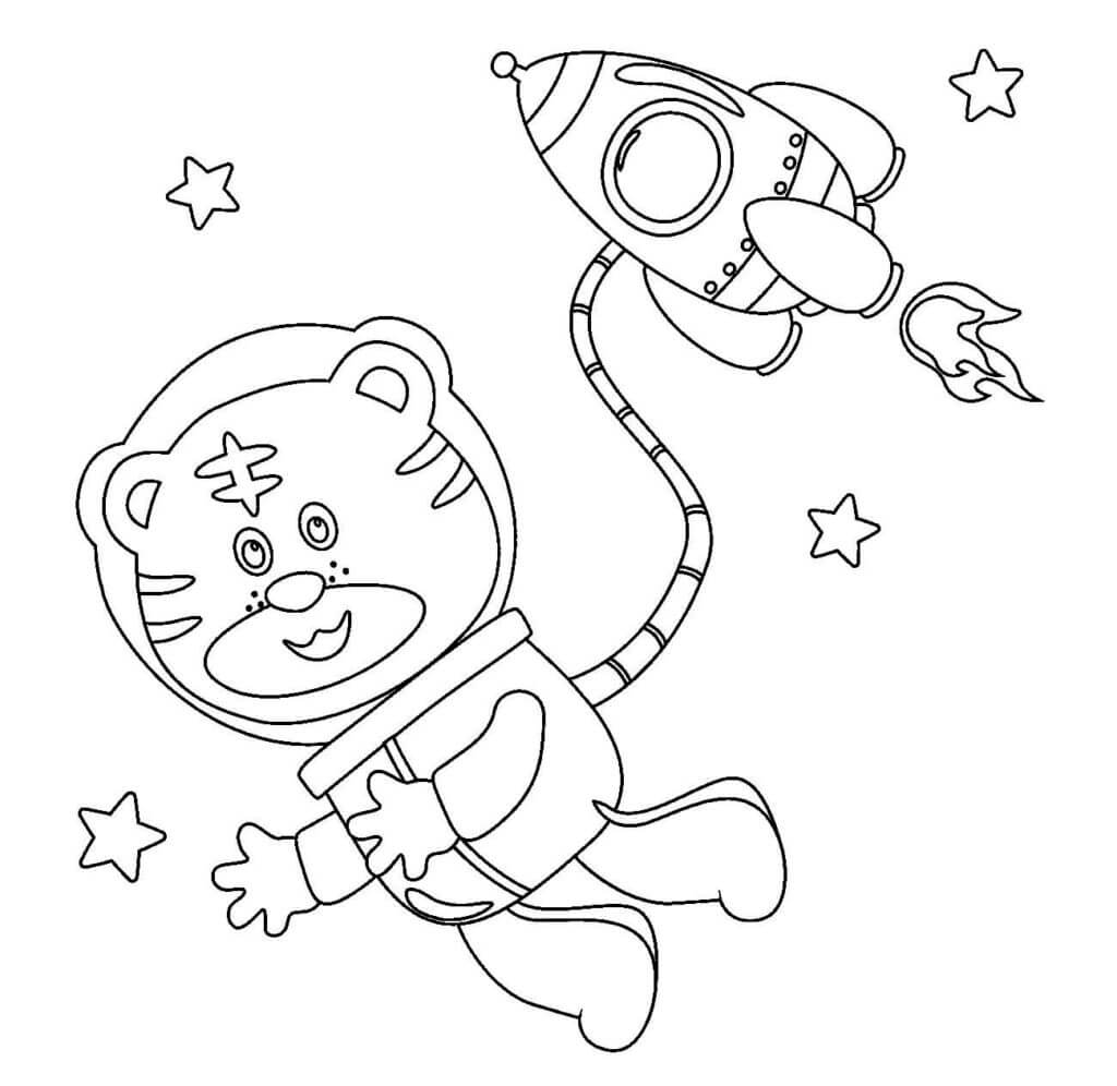 Desenho de Tigre para imprimir