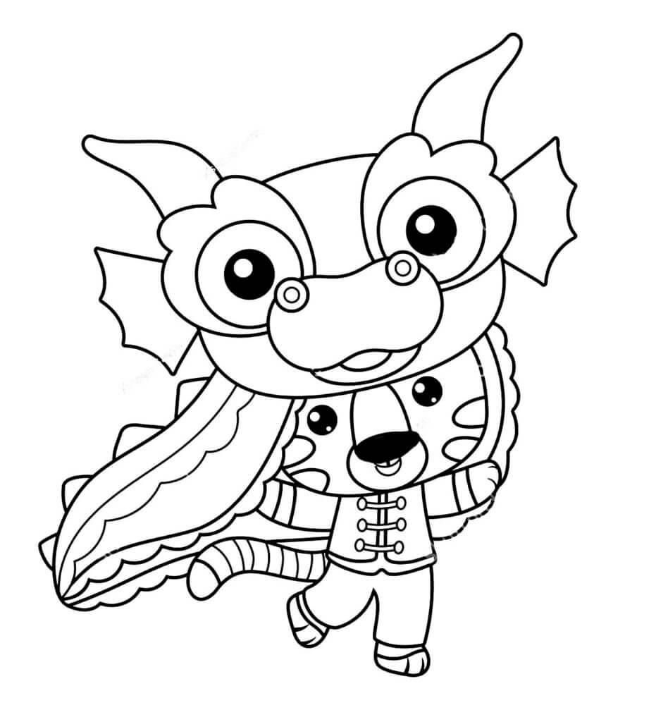 Desenho de Tigre para imprimir