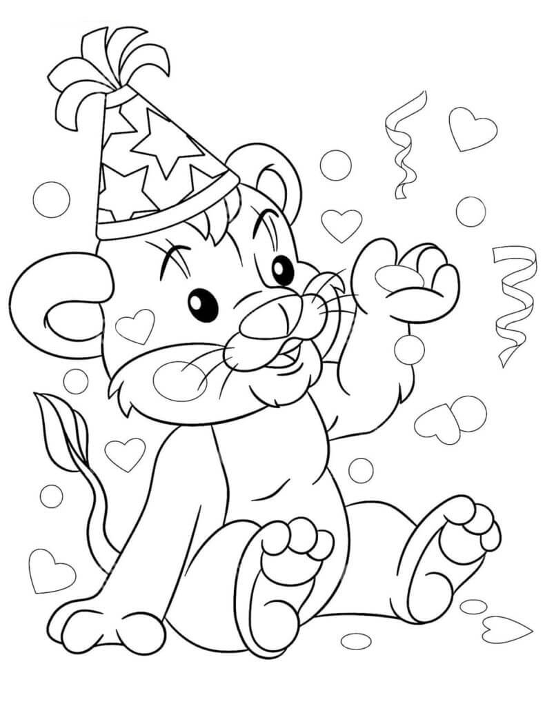Desenho de Tigre para imprimir