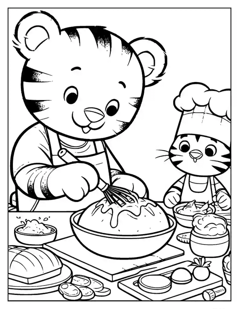 Desenho de Tigre para imprimir