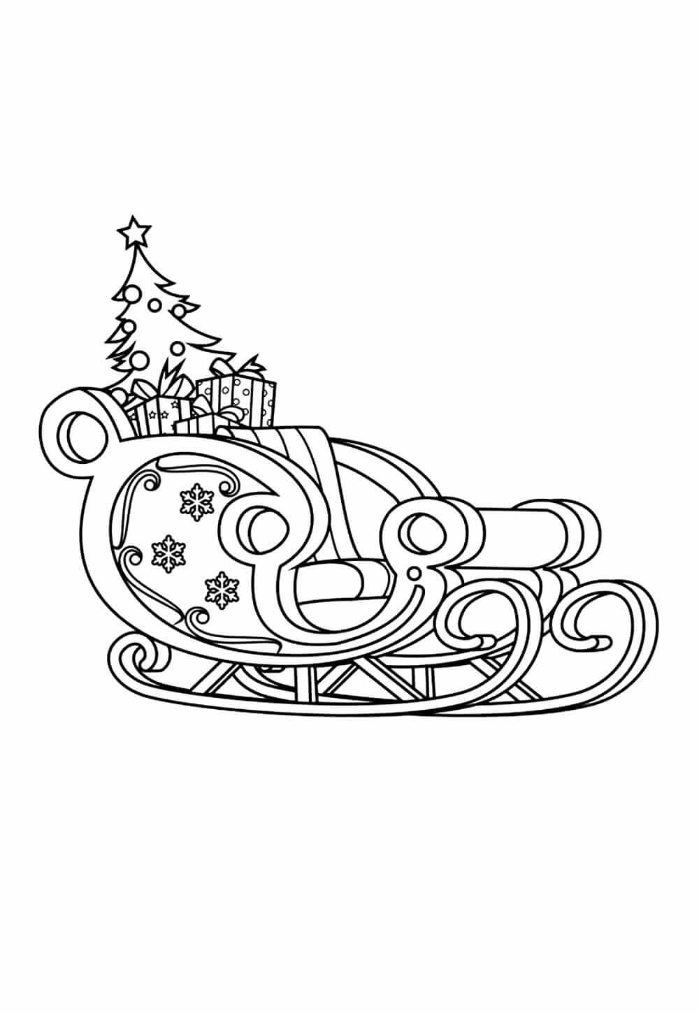Desenho de Natal para imprimir