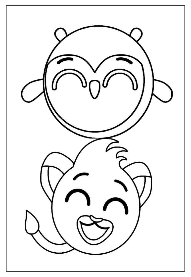 Desenho de Bolofofos para imprimir