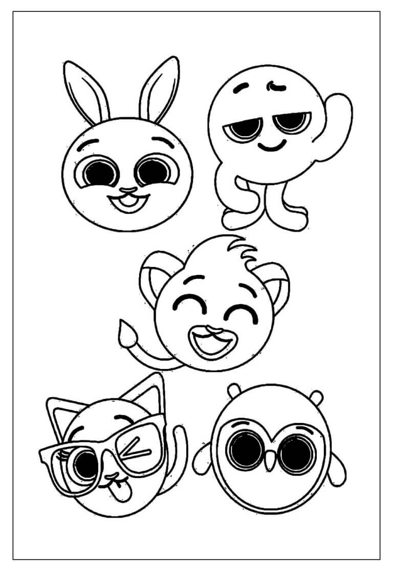 Desenho de Bolofofos para imprimir