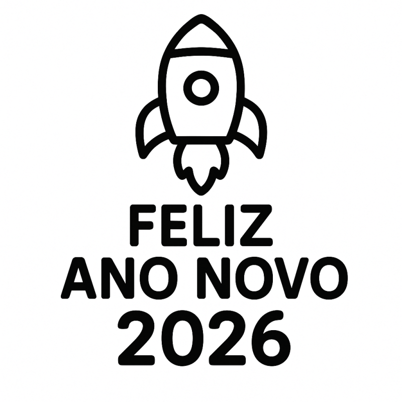 Desenho de Feliz Ano Novo 2026 para imprimir
