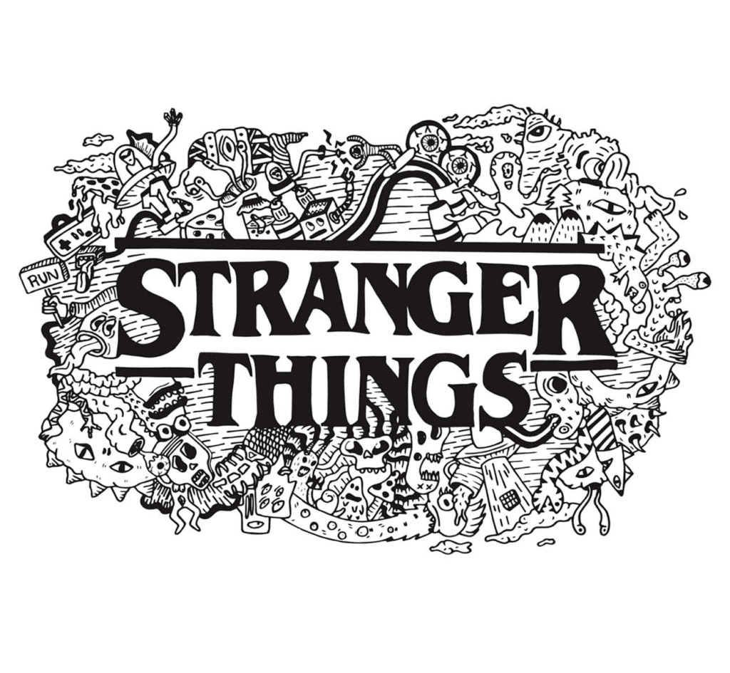 Desenho de Stranger Things para imprimir