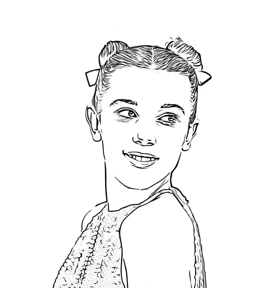 Desenho de Stranger Things para imprimir