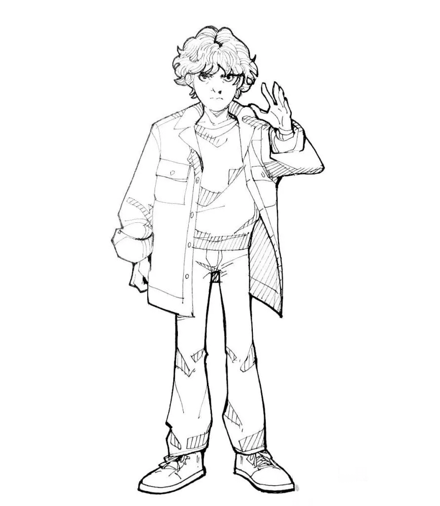 Desenho de Stranger Things para imprimir