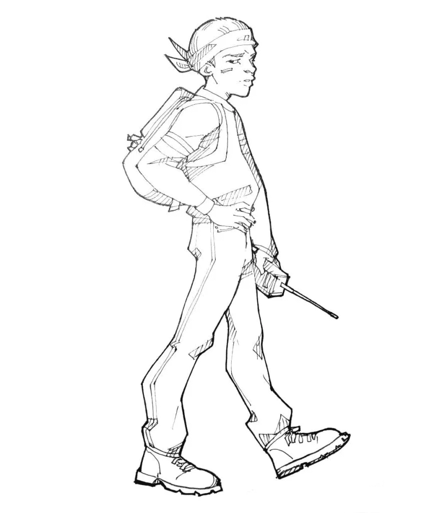 Desenho de Stranger Things para imprimir