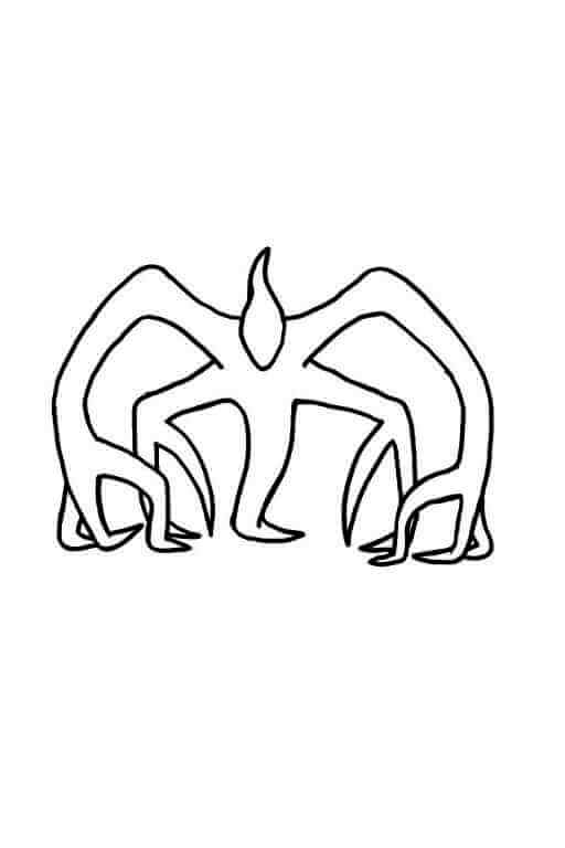 Desenho de Stranger Things para imprimir