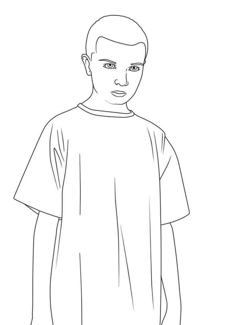Desenho de Stranger Things para imprimir