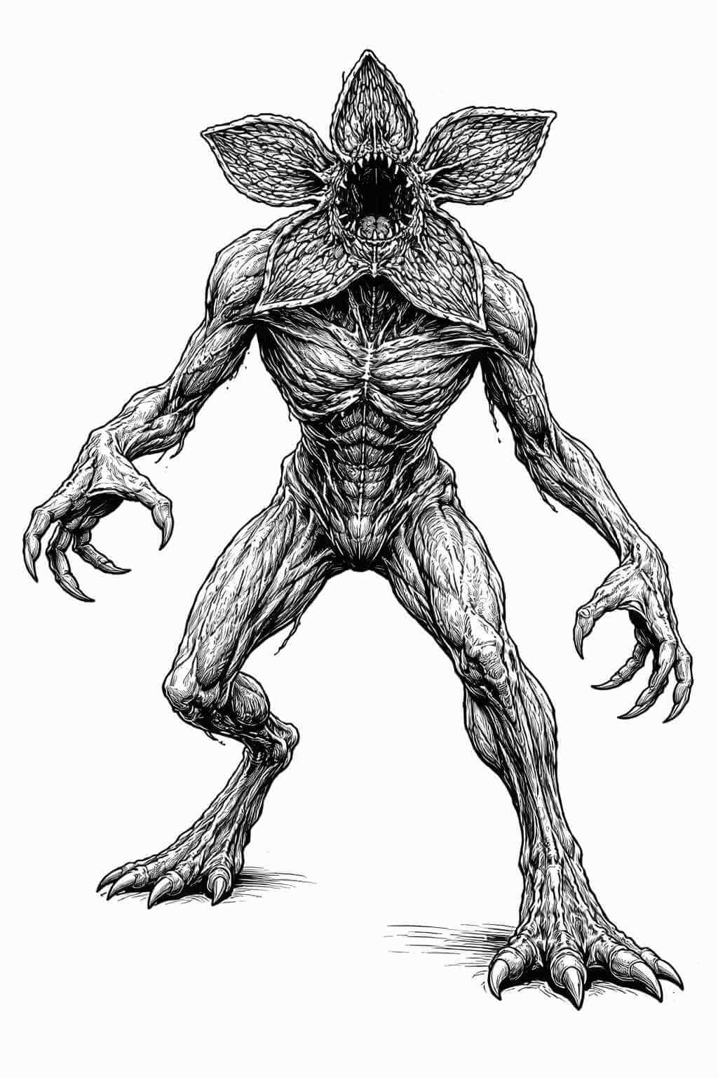 Desenho de Stranger Things para imprimir