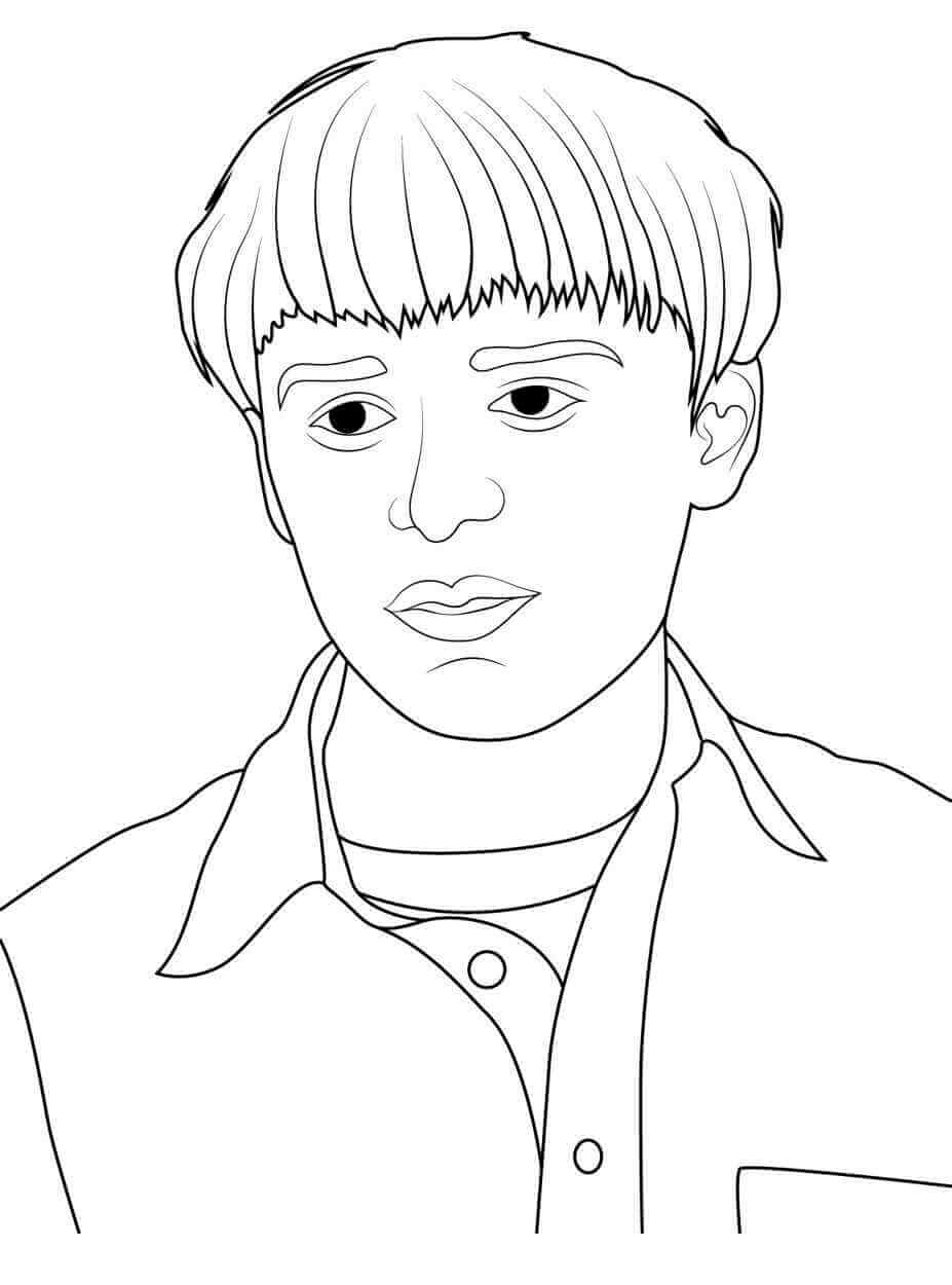 Desenho de Stranger Things para imprimir