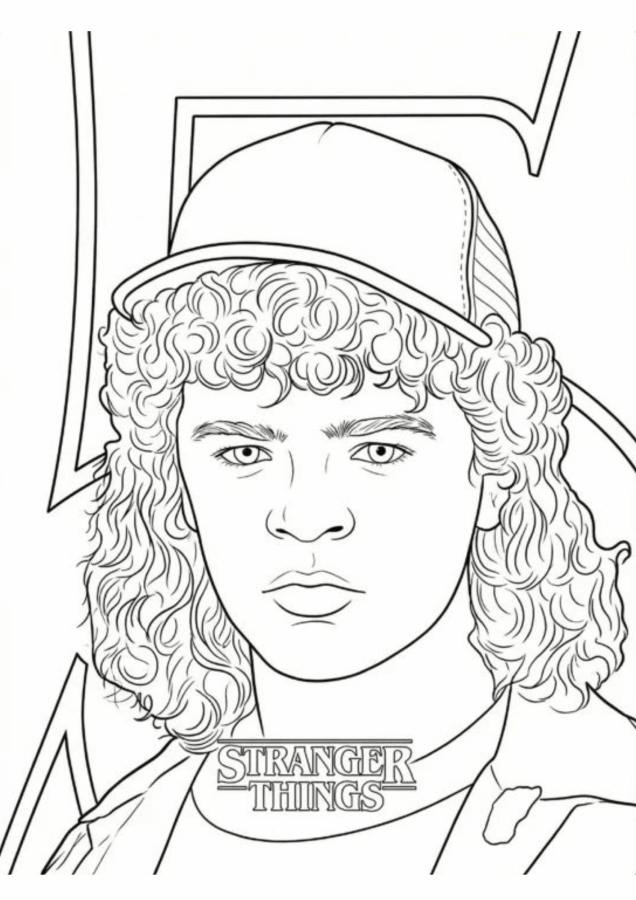 Desenho de Stranger Things para imprimir